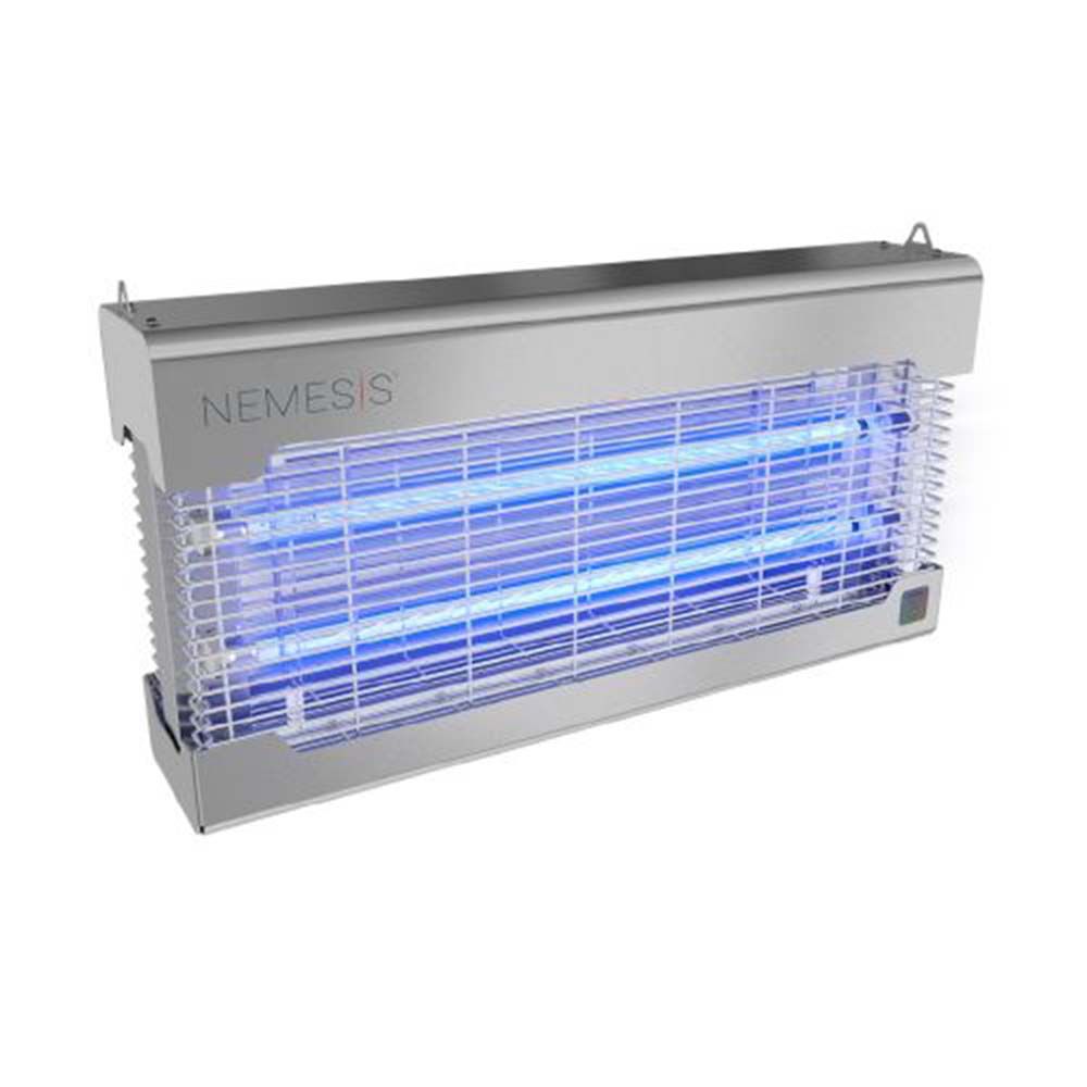 Elektrische vliegenlamp Nemesis X LED RVS